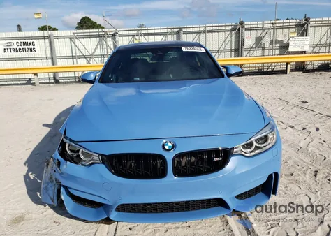 2017 BMW M3 z USA, uszkodzony, nr VIN WBS8M9C30H5G85547